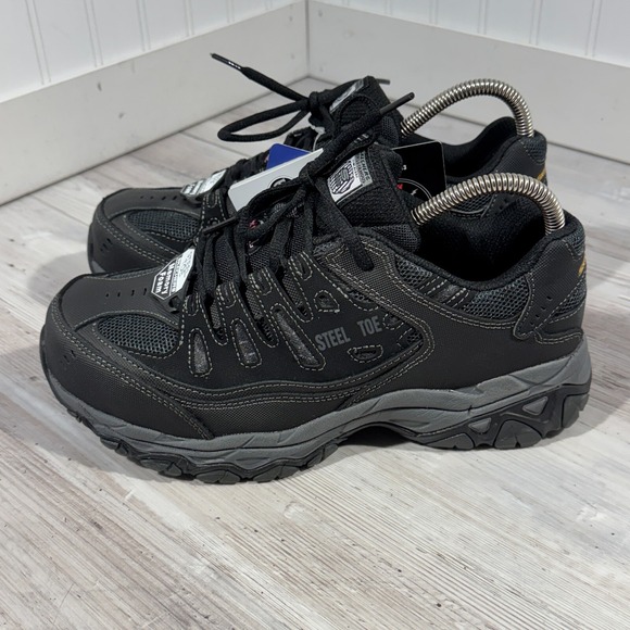 SKECHERS WORK Mens Steel Toe Electrical Hazard Safe Sneakers ASTM Standards Sz 7 main image 6